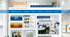 Desktop Screenshot of correctreal.cz